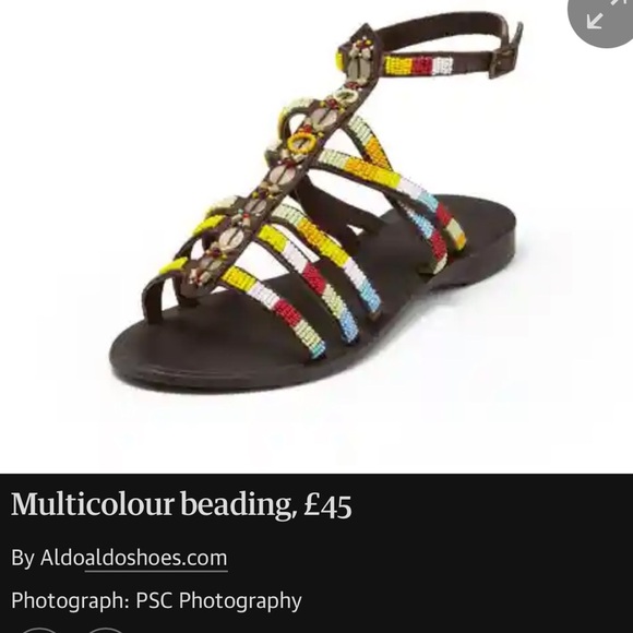 Aldo beaded gladiator sandals - Picture 4 of 4